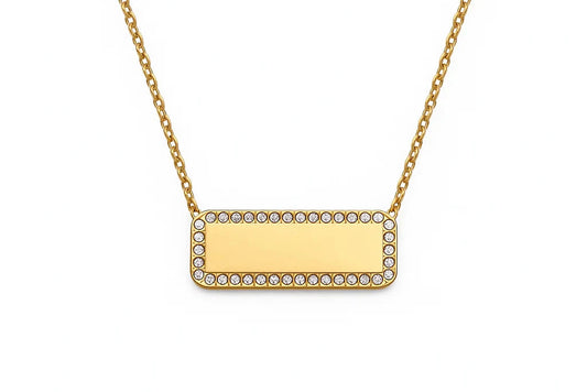 Lumara engraveable diamond necklace