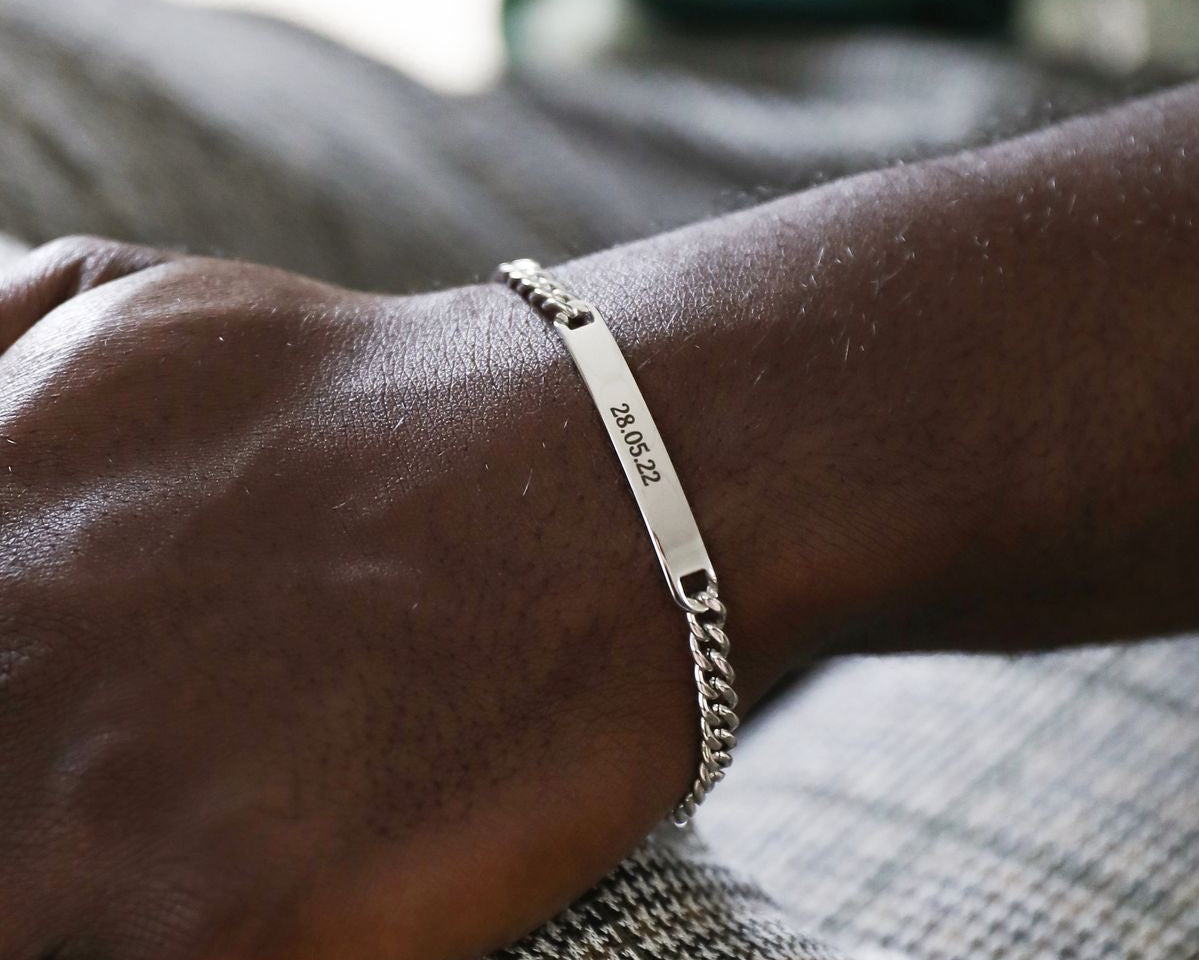 Zorven engraveable men's bracelet