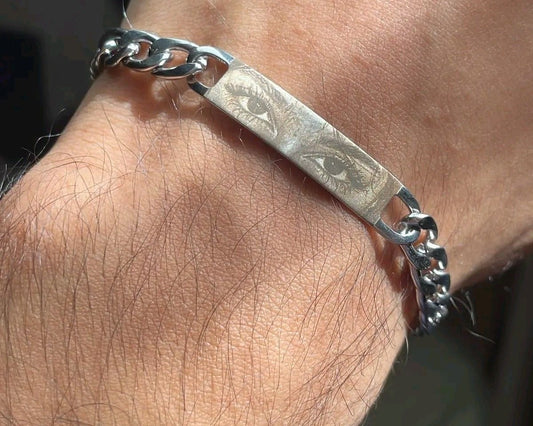 Zorven engraveable men's bracelet