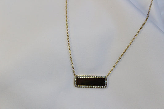 Lumara engraveable diamond necklace